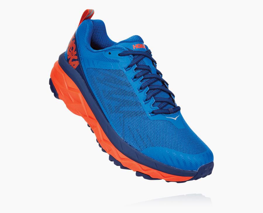 Hoka Mens Trail Shoes NZ - Hoka Challenger Atr 5 Blue (CDQ056248)